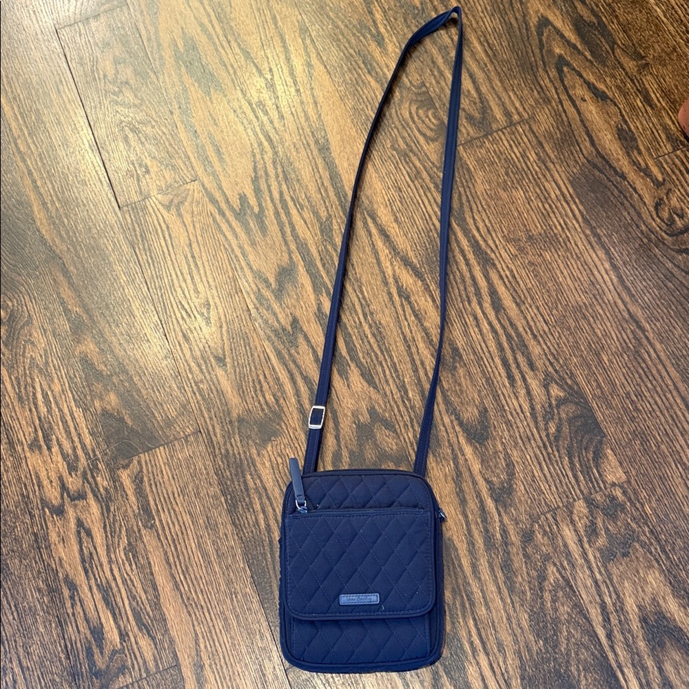 Vera Bradley Dark Blue Quilted Crossbody Bag